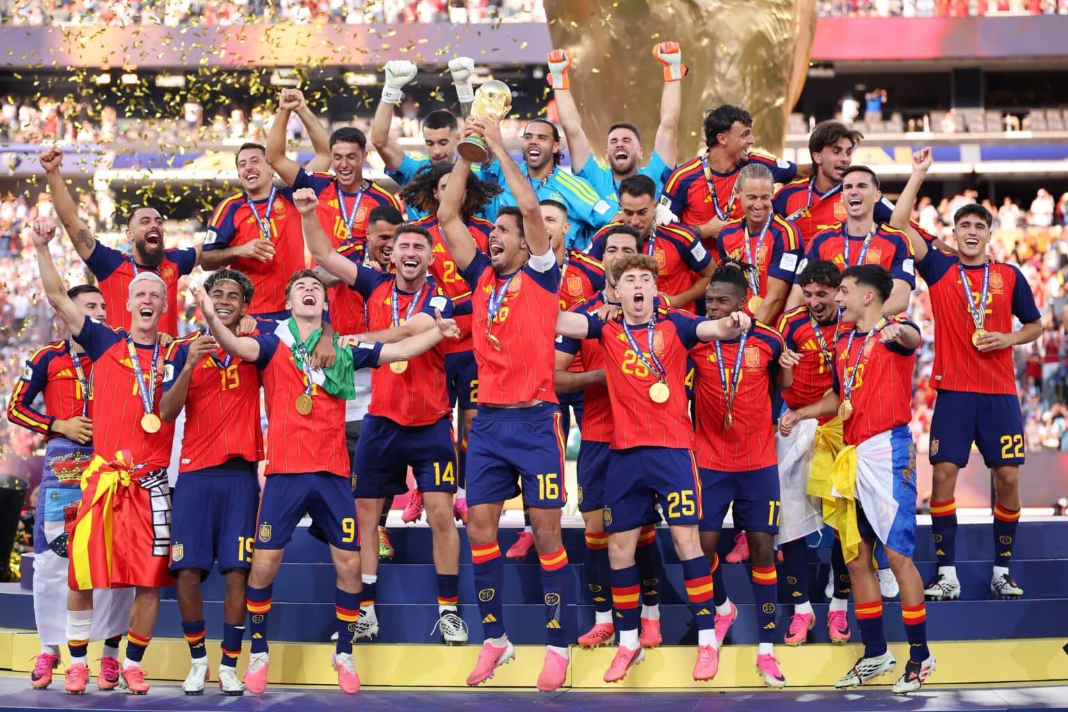 España vence a Argentina en la prórroga y se corona campeona del mundo Foto: FIFA
