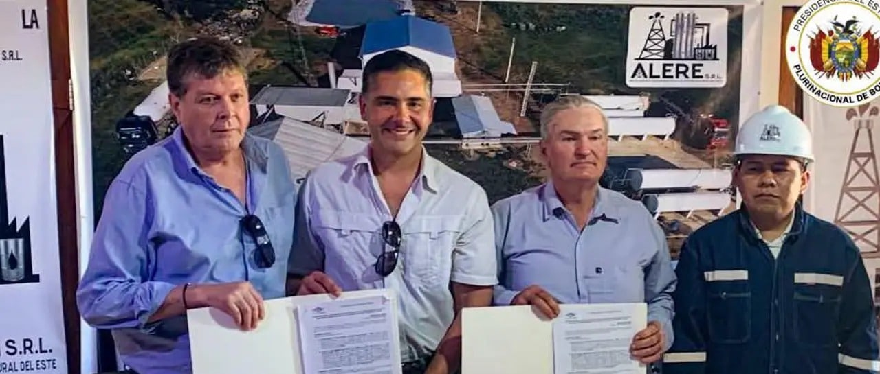 El Gobierno firma un convenio con el sector privado para importar crudo y producir combustible en Bolivia Foto: Ministerio de Hidrocarburos