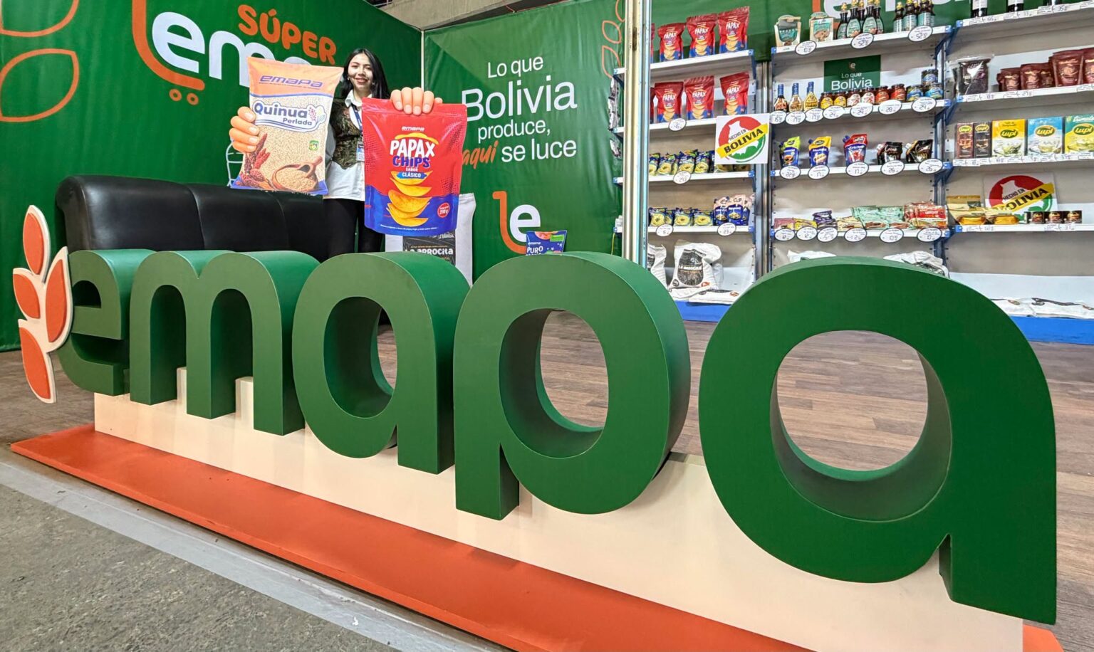 Emapa sale de la lista de empresas estatales deficitarias tras lograr un ahorro de casi 3.000 millones de bolivianos Foto: EMAPA