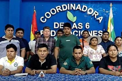 Cocaleros del trópico de Cochabamba anuncian movilizaciones contra el Decreto Supremo 5716