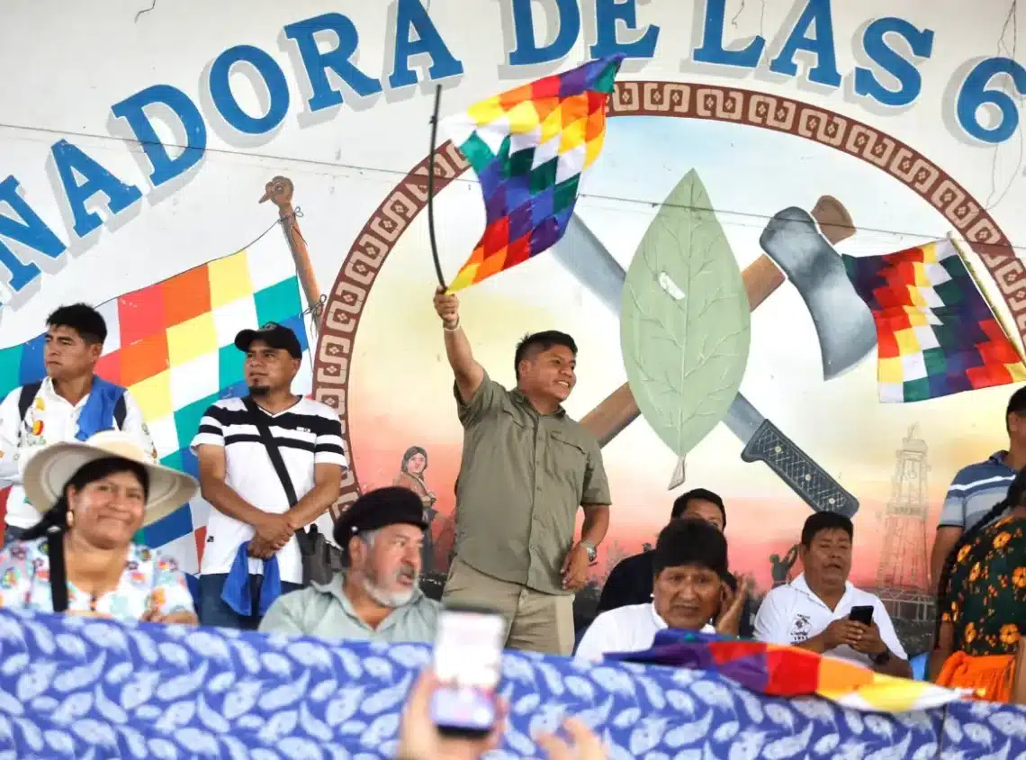 Leonardo Loza plantea una alianza de sectores de izquierda y derecha bajo la conducción de Evo Morales Foto: Leonardo Loza
